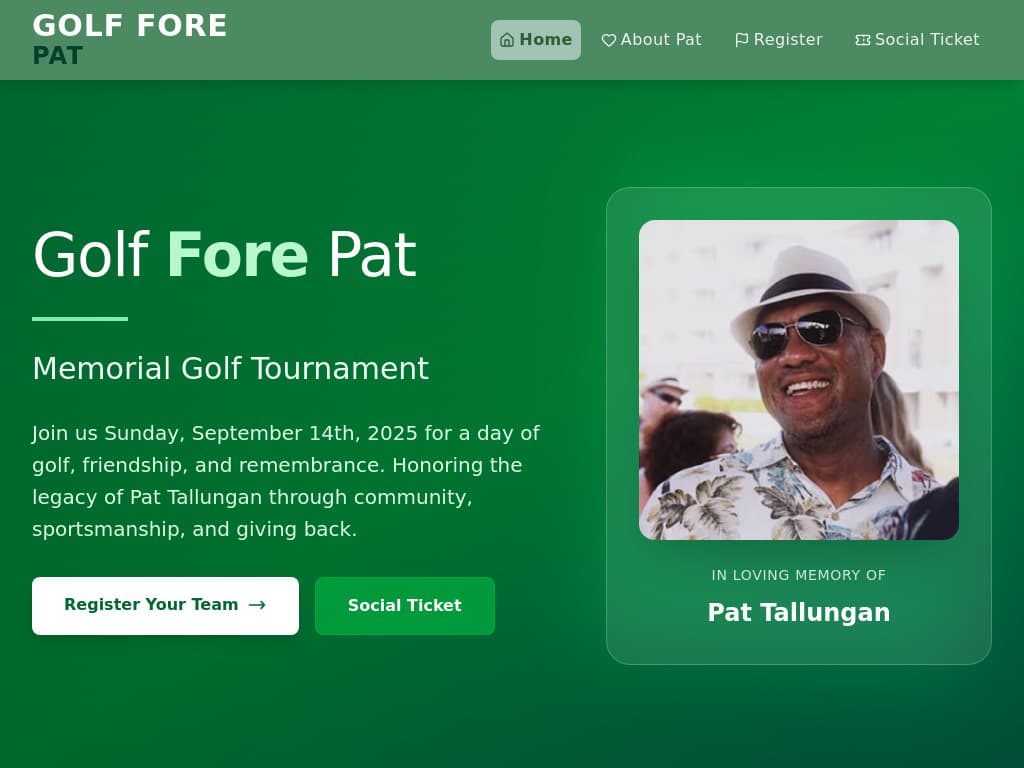 Golf Fore Pat